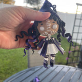 Creepy Witch Articulated 3D Printed Voodoo Doll Desk Decor Horror Goth Fidget Creepy Cute-Create Fantasy Crafts