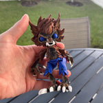 Creepy Werewolf Articulated 3D Printed Voodoo Doll Desk Decor Horror Goth Fidget Creepy Cute-Create Fantasy Crafts