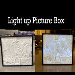 Dragon Rider - Luminescent Photo Art Light Box 3d Print Lithophane Bookshelf Decor-Create Fantasy Crafts