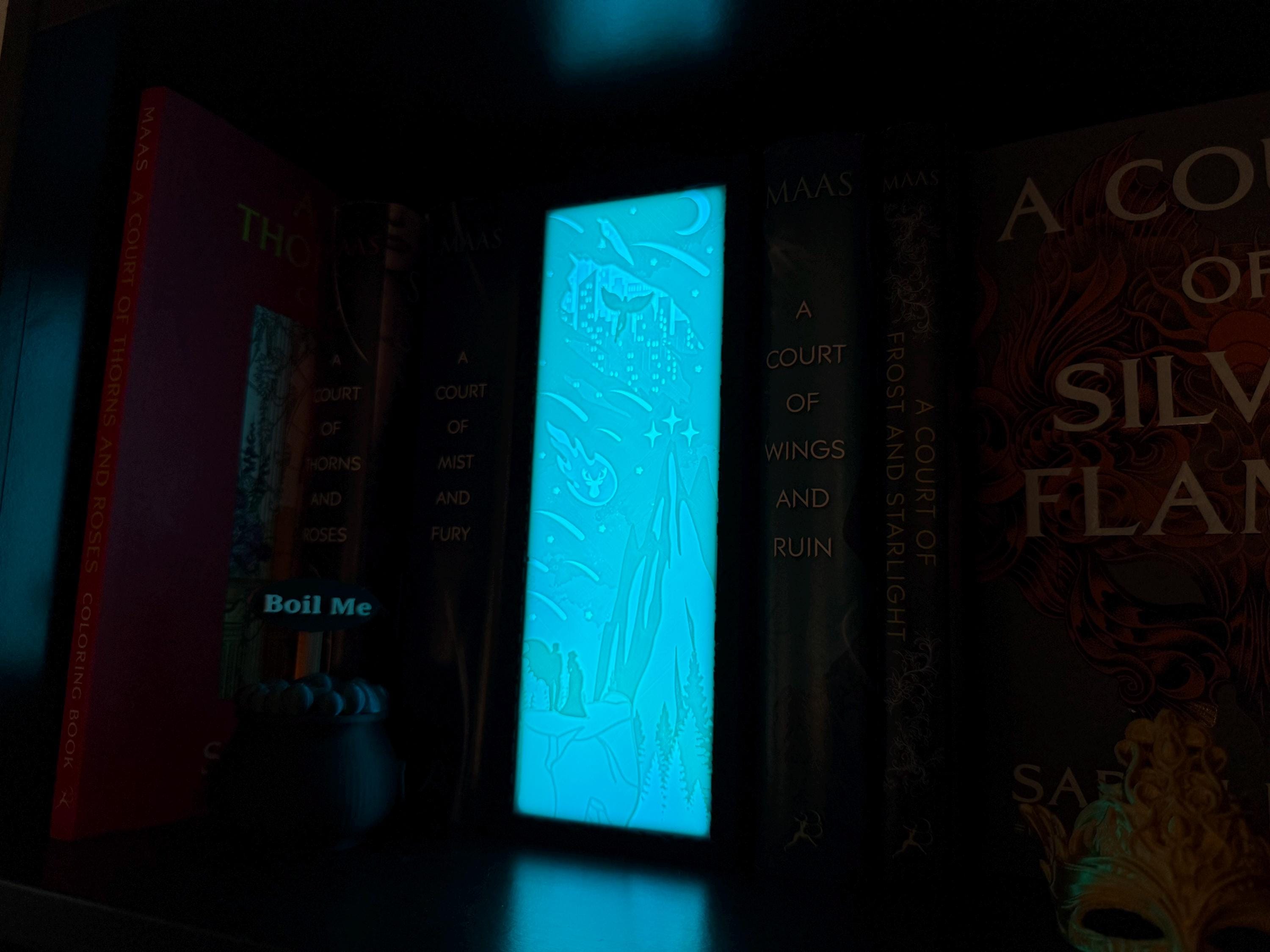 Fantasy Light Box Book Nook Color Changing - 3D Printed Bookshelf Decor-Create Fantasy Crafts