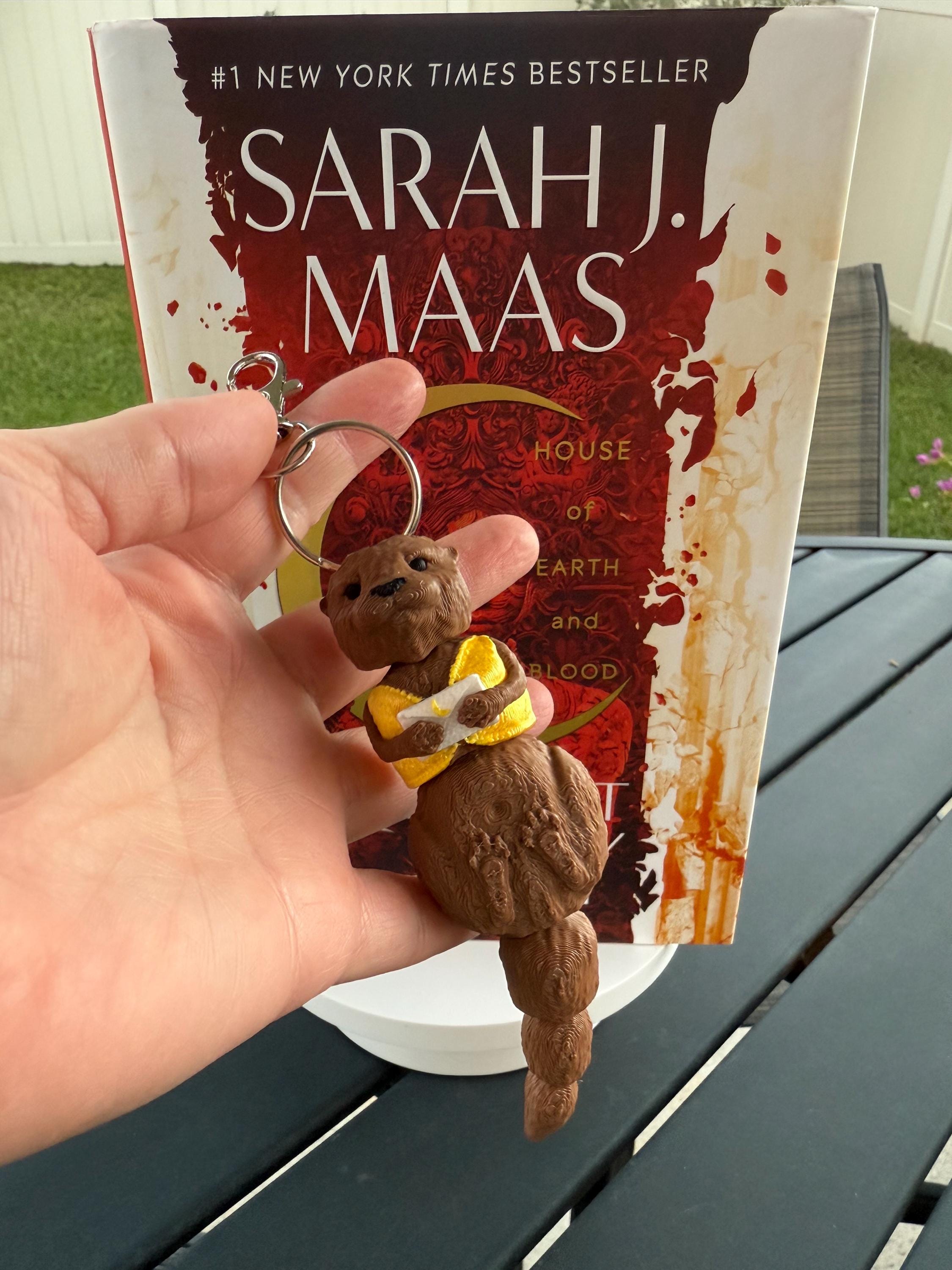 Cute Mail Otter Keychain- 3d Printed-Create Fantasy Crafts