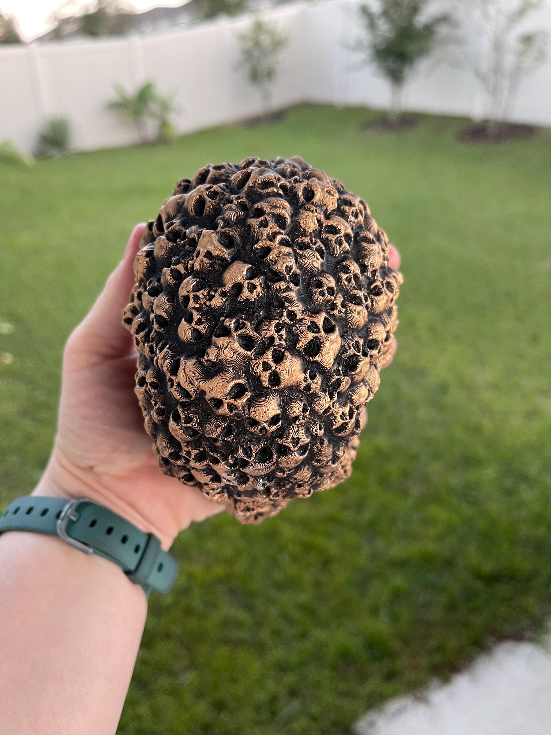 Skull of Skulls 3D Print Horror Decor Customizable Choose Color 3 Sizes-Create Fantasy Crafts