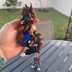 Creepy Werewolf Articulated 3D Printed Voodoo Doll Desk Decor Horror Goth Fidget Creepy Cute-Create Fantasy Crafts