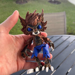 Creepy Werewolf Articulated 3D Printed Voodoo Doll Desk Decor Horror Goth Fidget Creepy Cute-Create Fantasy Crafts