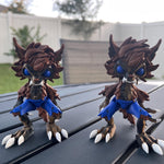 Creepy Werewolf Articulated 3D Printed Voodoo Doll Desk Decor Horror Goth Fidget Creepy Cute-Create Fantasy Crafts
