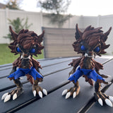 Creepy Werewolf Articulated 3D Printed Voodoo Doll Desk Decor Horror Goth Fidget Creepy Cute-Create Fantasy Crafts