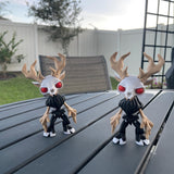 Creepy Wendigo Articulated 3D Printed Voodoo Doll Desk Decor Horror Goth Fidget Creepy Cute-Create Fantasy Crafts