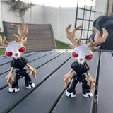 Creepy Wendigo Articulated 3D Printed Voodoo Doll Desk Decor Horror Goth Fidget Creepy Cute-Create Fantasy Crafts