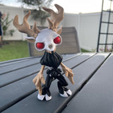 Creepy Wendigo Articulated 3D Printed Voodoo Doll Desk Decor Horror Goth Fidget Creepy Cute-Create Fantasy Crafts