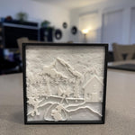 Bat Boy Snowball Fight - Luminescent Photo Art Light Box 3d Print Lithophane Bookshelf Decor-Create Fantasy Crafts