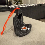 Sitting Ghost with Tea Cup Holiday Ornament - 3D Printed-Create Fantasy Crafts