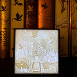 Dragon Rider - Luminescent Photo Art Light Box 3d Print Lithophane Bookshelf Decor-Create Fantasy Crafts
