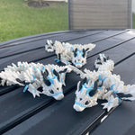 Moon Baby Dragon Articulating 3D Print Gift Toy Decor Glow in Dark-Create Fantasy Crafts