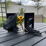 Iron Teeth Edition- Dragon Bookends 3D Printed Book Nooks Choose Color Fantasy Book Shelf Decor Book End-Create Fantasy Crafts