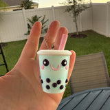Cute Bubble Tea Boba Tea Milk Tea Keychains 3d Printed-Create Fantasy Crafts