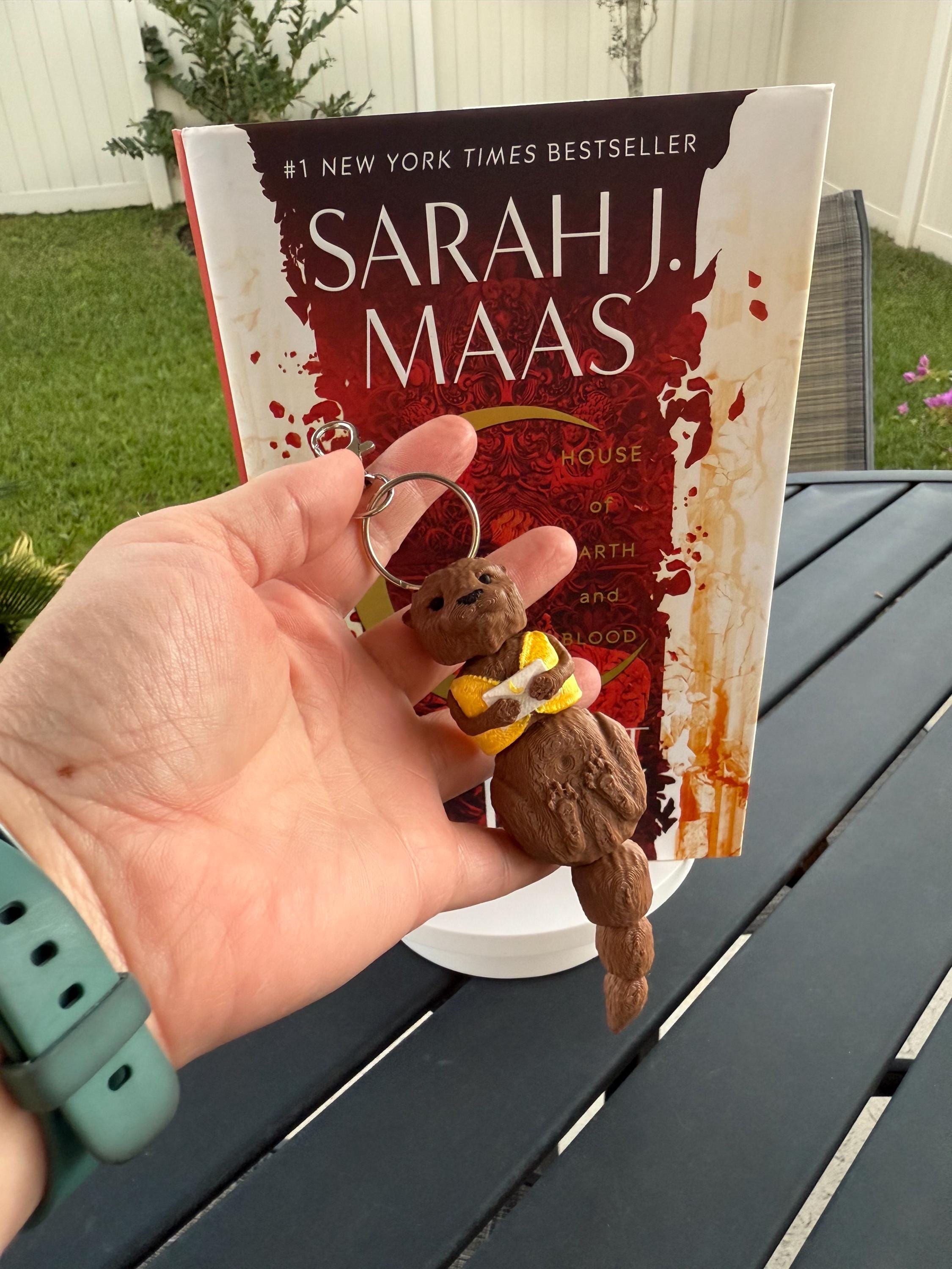 Cute Mail Otter Keychain- 3d Printed-Create Fantasy Crafts