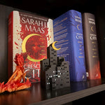 Cityscape tea light holder - Bookshelf Decor Bookish Merch-Create Fantasy Crafts