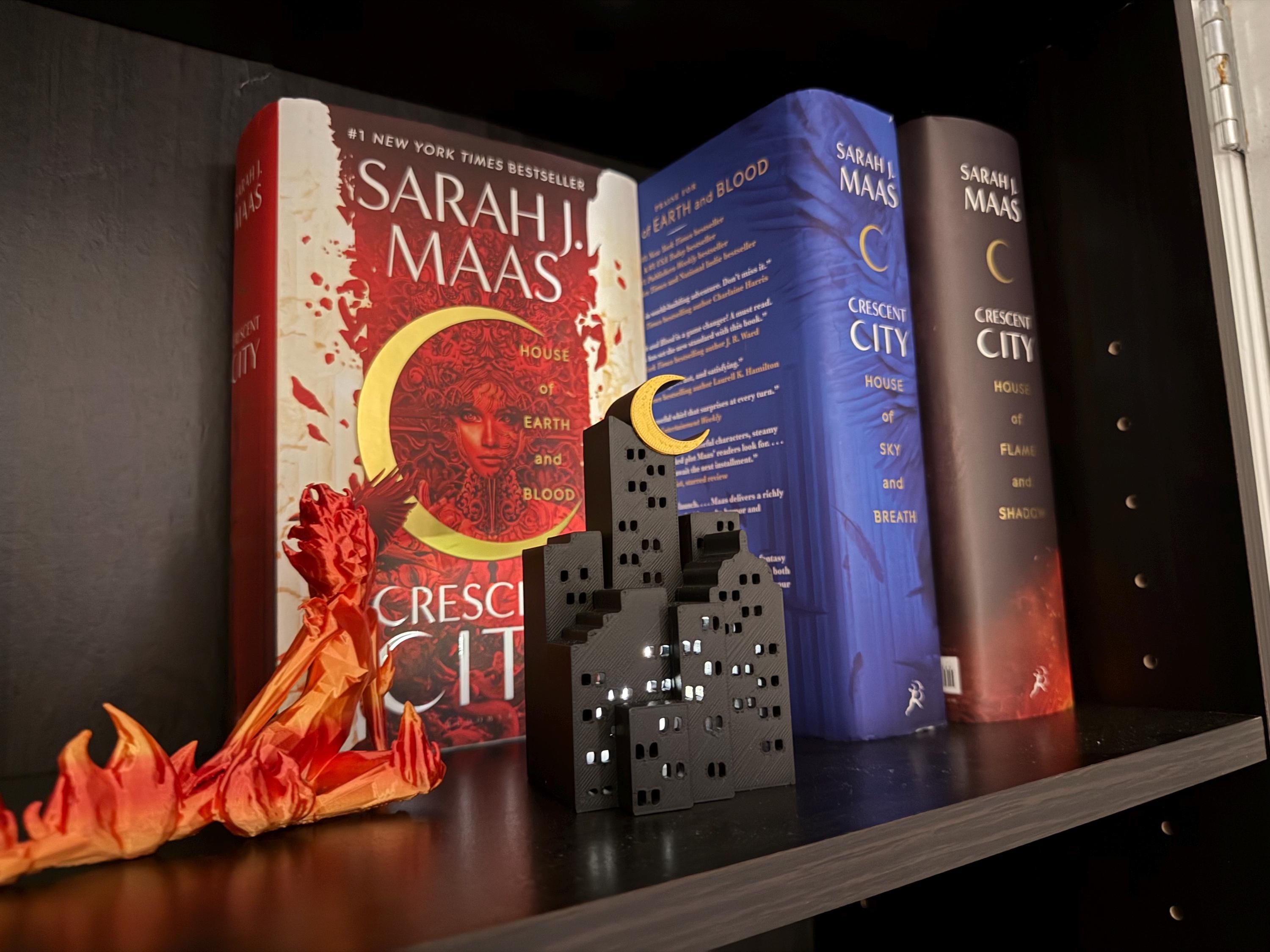 Cityscape tea light holder - Bookshelf Decor Bookish Merch-Create Fantasy Crafts