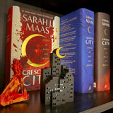 Cityscape tea light holder - Bookshelf Decor Bookish Merch-Create Fantasy Crafts