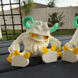 Yeti Articulating 3D Print Desk Decor Horror Goth Fidget Creepy Cute-Create Fantasy Crafts