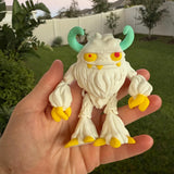 Yeti Articulating 3D Print Desk Decor Horror Goth Fidget Creepy Cute-Create Fantasy Crafts