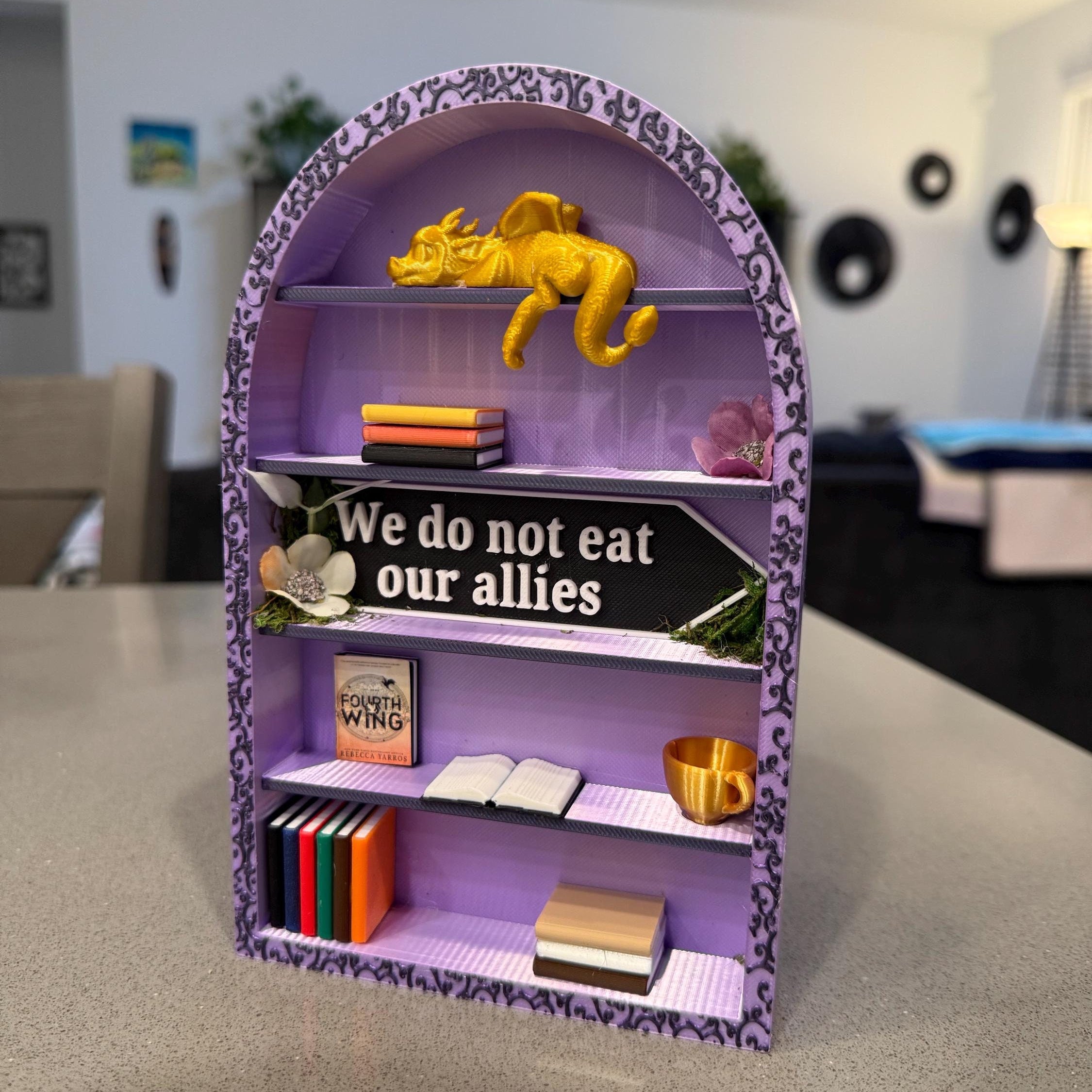 Decorated 3d Print Arch Shelf-Create Fantasy Crafts