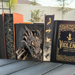 Dragon Book Storage Box 3D Printed - Metallic Wax Finish - Stash Box Storage D&D Dice Card Box-Create Fantasy Crafts