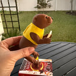 Cute Standing Otter Holding Mail - 3d printed - Bookshelf Decor-Create Fantasy Crafts