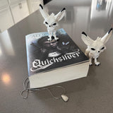 White Fennec Fox Articulated 3D Print Desk Decor Book Shelf Decor-Create Fantasy Crafts