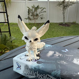 White Fennec Fox Articulated 3D Print Desk Decor Book Shelf Decor-Create Fantasy Crafts