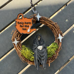 Reaper Drinking Tea - Decorative Mini Wreaths - Customizable-Create Fantasy Crafts