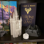 Glass Palace Tea Light Lamp - 3D Printed PLA Translucent Plastic - Bookshelf Decor-Create Fantasy Crafts