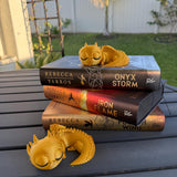 Little Sleepy Dragon Bookshelf Decor 3D Print Customizable-Create Fantasy Crafts