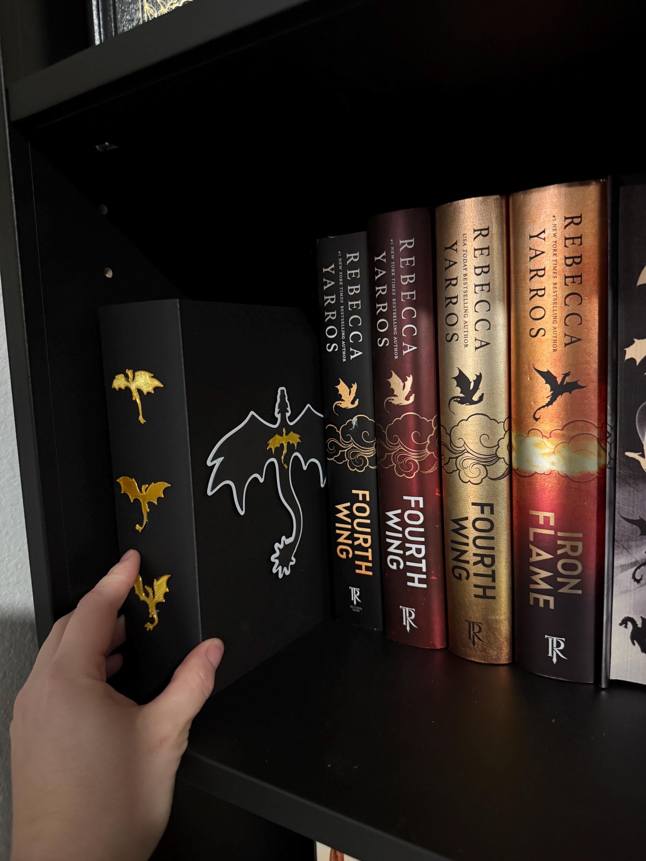 Book Storage Box 3D Printed - Stash Box Storage D&D Dice Card Box-Create Fantasy Crafts