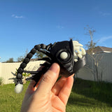 Black Seadevil Anglerfish - 3D Print - Desk Decor Horror Fidget Creepy Cute Glow in Dark-Create Fantasy Crafts