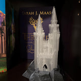 Glass Palace Tea Light Lamp - 3D Printed PLA Translucent Plastic - Bookshelf Decor-Create Fantasy Crafts