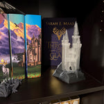 Glass Palace Tea Light Lamp - 3D Printed PLA Translucent Plastic - Bookshelf Decor-Create Fantasy Crafts