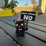 Fed Up Grumpy Cat 3D printed figurine Home Decor Bookshelf Decor-Create Fantasy Crafts