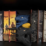 Three Dragon Book Nook With or Without Removable Flame 3D Printed Choose Color Fantasy Horror Book Shelf Decor Book End 4x8-Create Fantasy Crafts