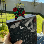 3D Printed Skull & Roses Bookmark - Made with HueForge-Create Fantasy Crafts