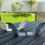 Angel Wing Book End Set 3D Printed Choose Color Fantasy Book Shelf Decor Book End-Create Fantasy Crafts