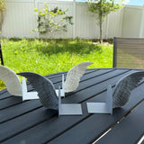Angel Wing Book End Set 3D Printed Choose Color Fantasy Book Shelf Decor Book End-Create Fantasy Crafts