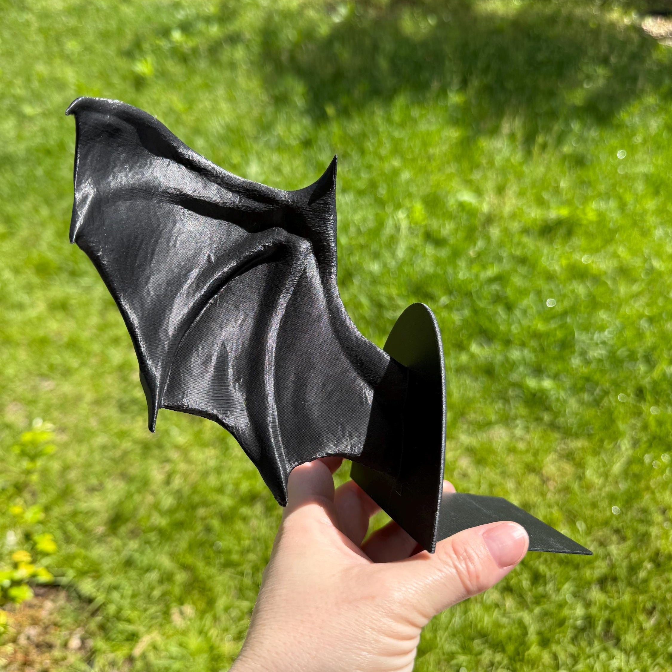 Bat Wing Book End Set 3D Printed Choose Color Fantasy Book Shelf Decor Book End-Create Fantasy Crafts