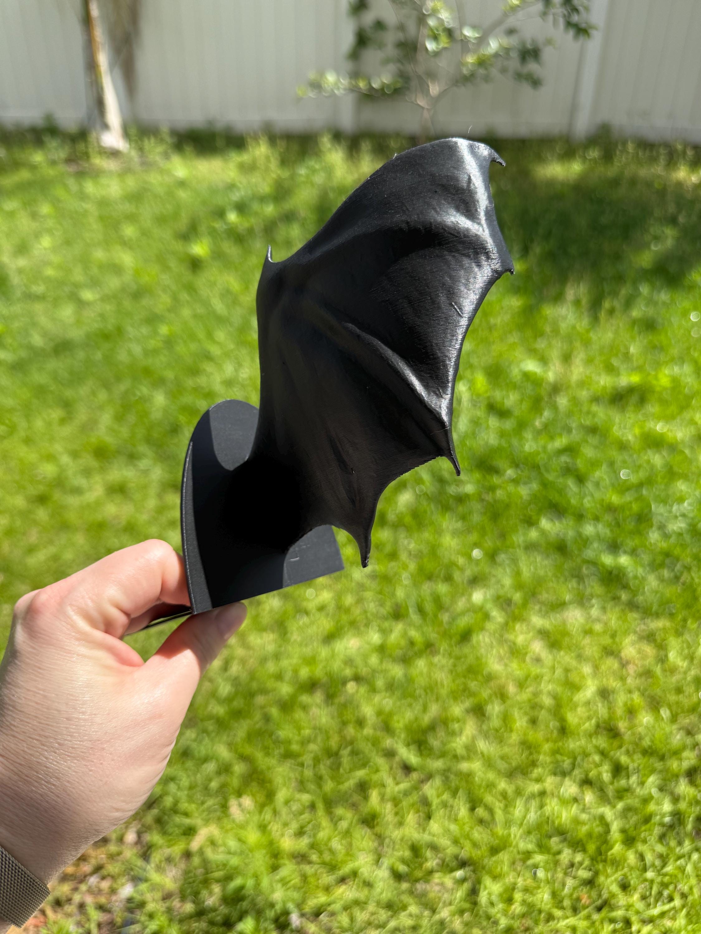 Bat Wing Book End Set 3D Printed Choose Color Fantasy Book Shelf Decor Book End-Create Fantasy Crafts