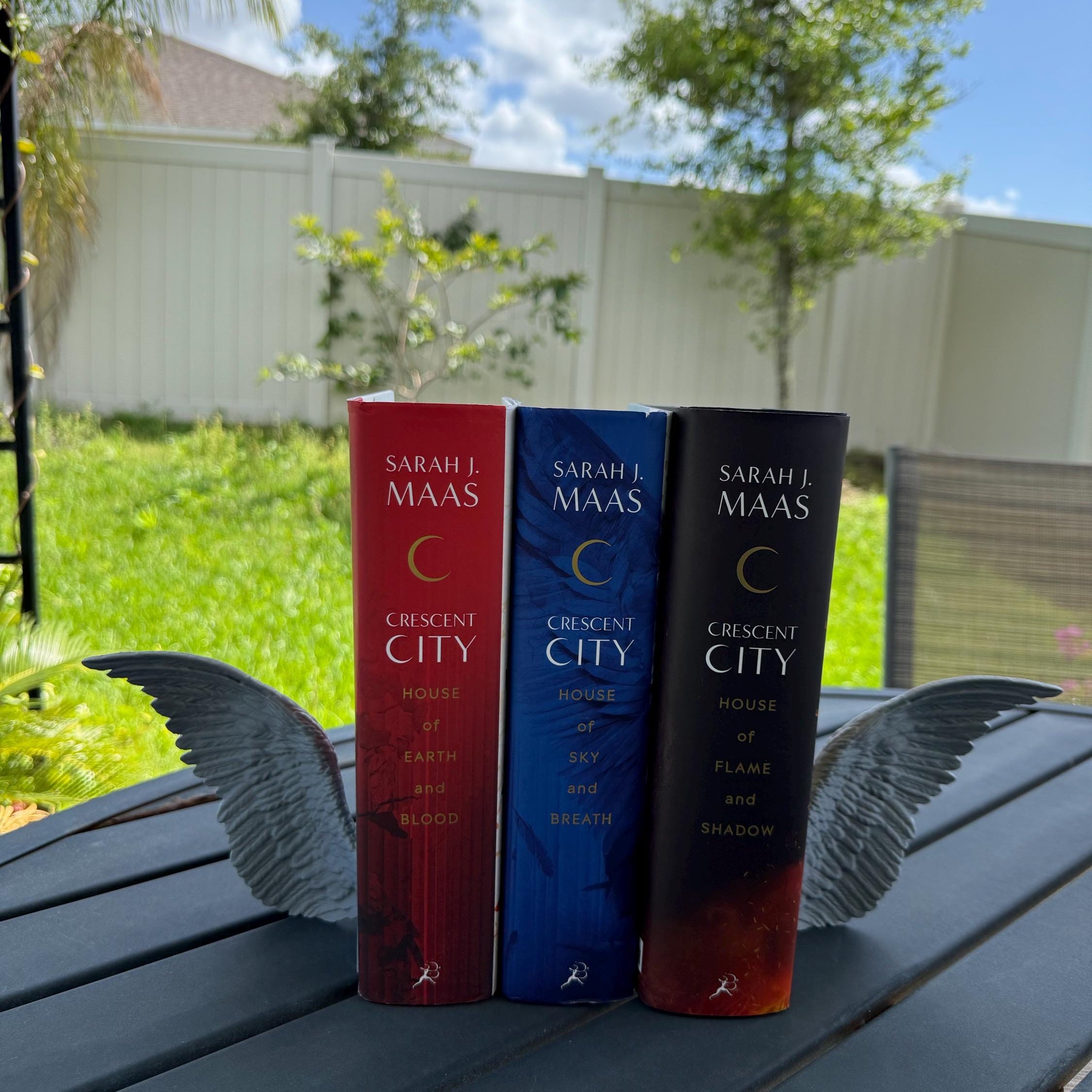 Angel Wing Book End Set 3D Printed Choose Color Fantasy Book Shelf Decor Book End-Create Fantasy Crafts