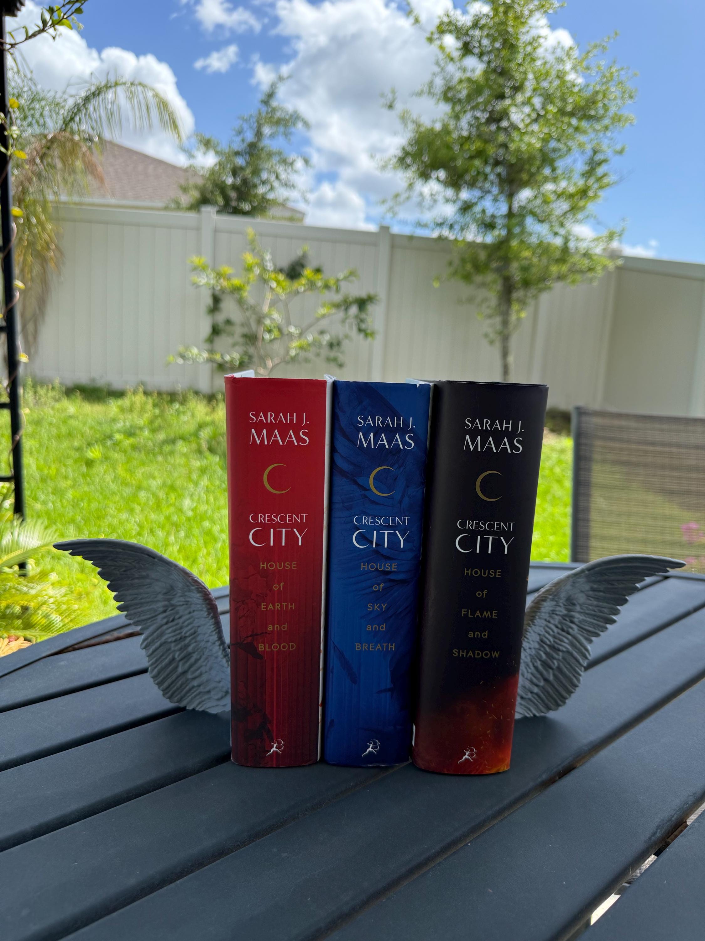 Angel Wing Book End Set 3D Printed Choose Color Fantasy Book Shelf Decor Book End-Create Fantasy Crafts