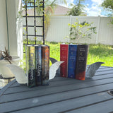 Angel Wing Book End Set 3D Printed Choose Color Fantasy Book Shelf Decor Book End-Create Fantasy Crafts