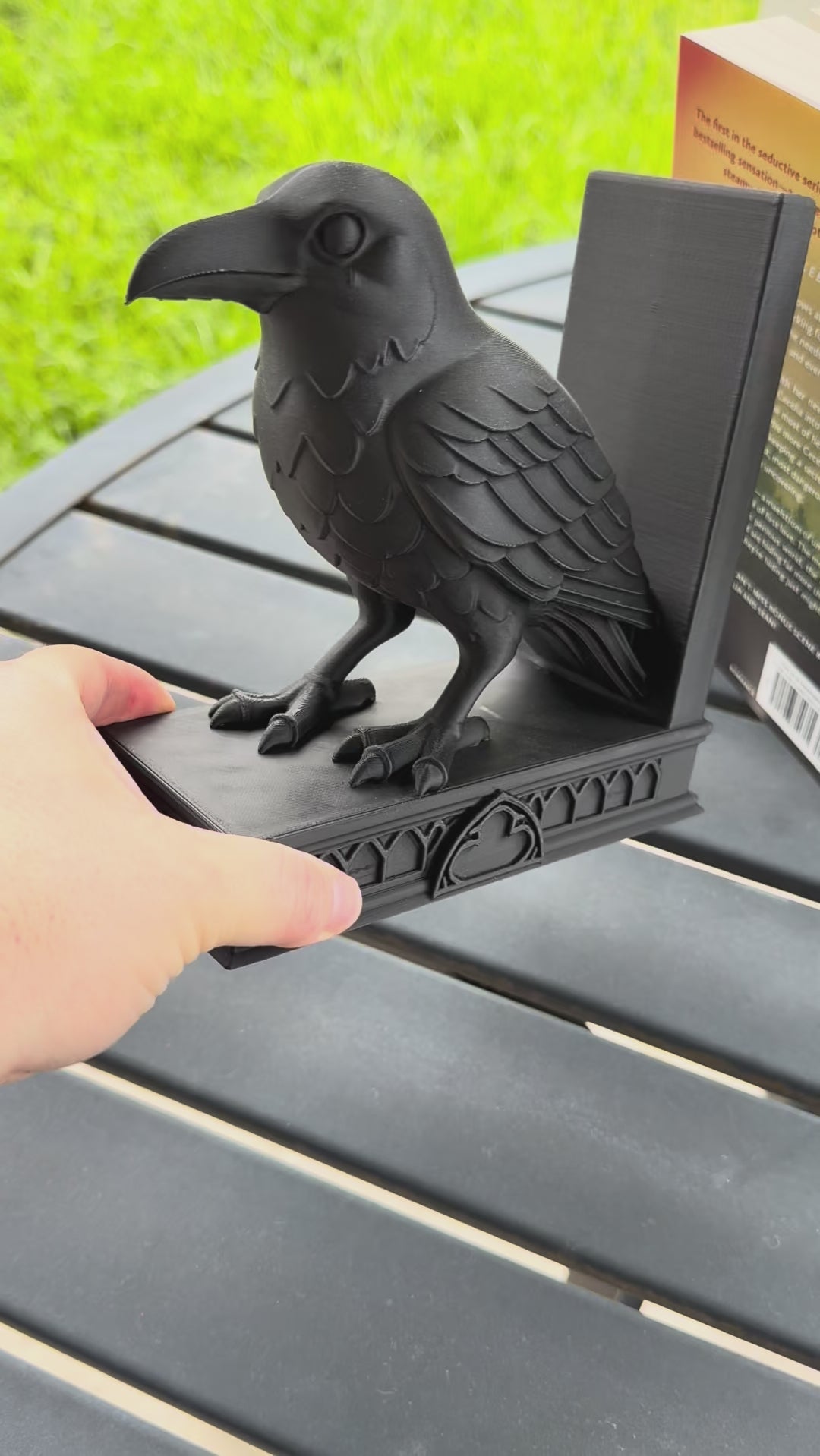 Raven Bookends | Create Fantasy Crafts | Fantasy | Dark Romance | Horror