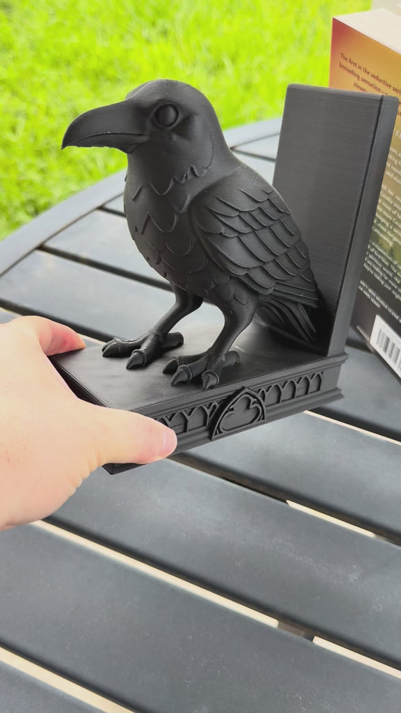 Raven Bookends | Create Fantasy Crafts | Fantasy | Dark Romance | Horror