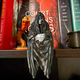 Reaper Drinking Tea Shelf Sitter bookshelf decor 3d printed